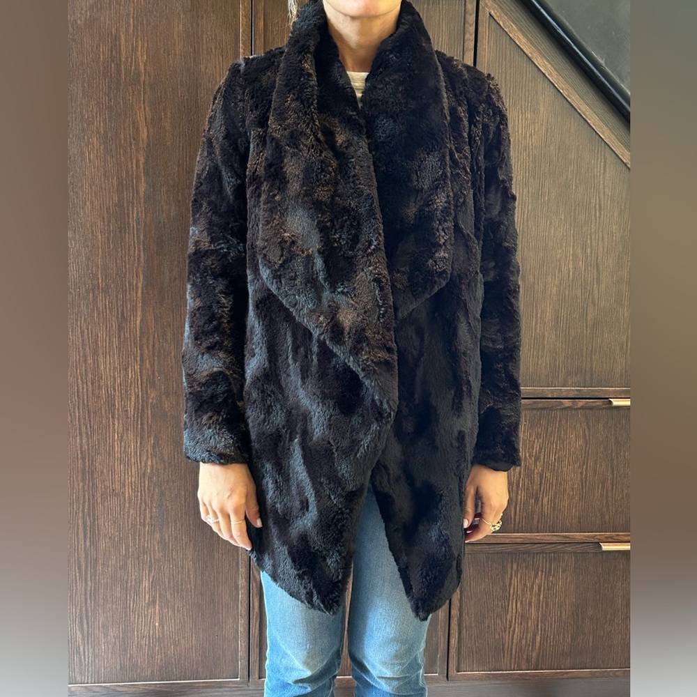 Faux fur coat